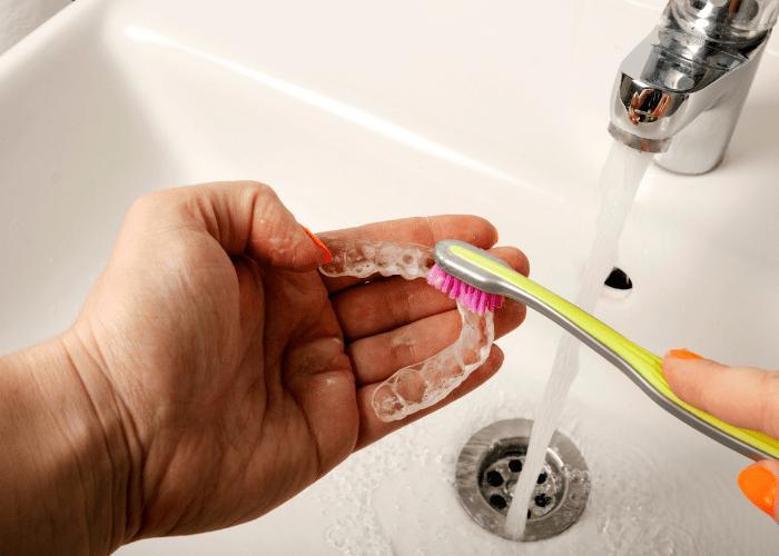Cleaning custom fit mouthguards in Madera to maintain hygiene and condition