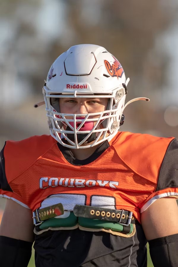 Professional athlete using a mouthguard company in California